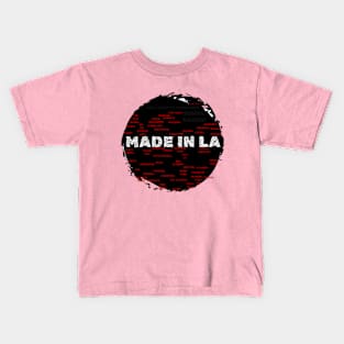 Made In LA Map Born & Raised By Abby Anime (c) Kids T-Shirt